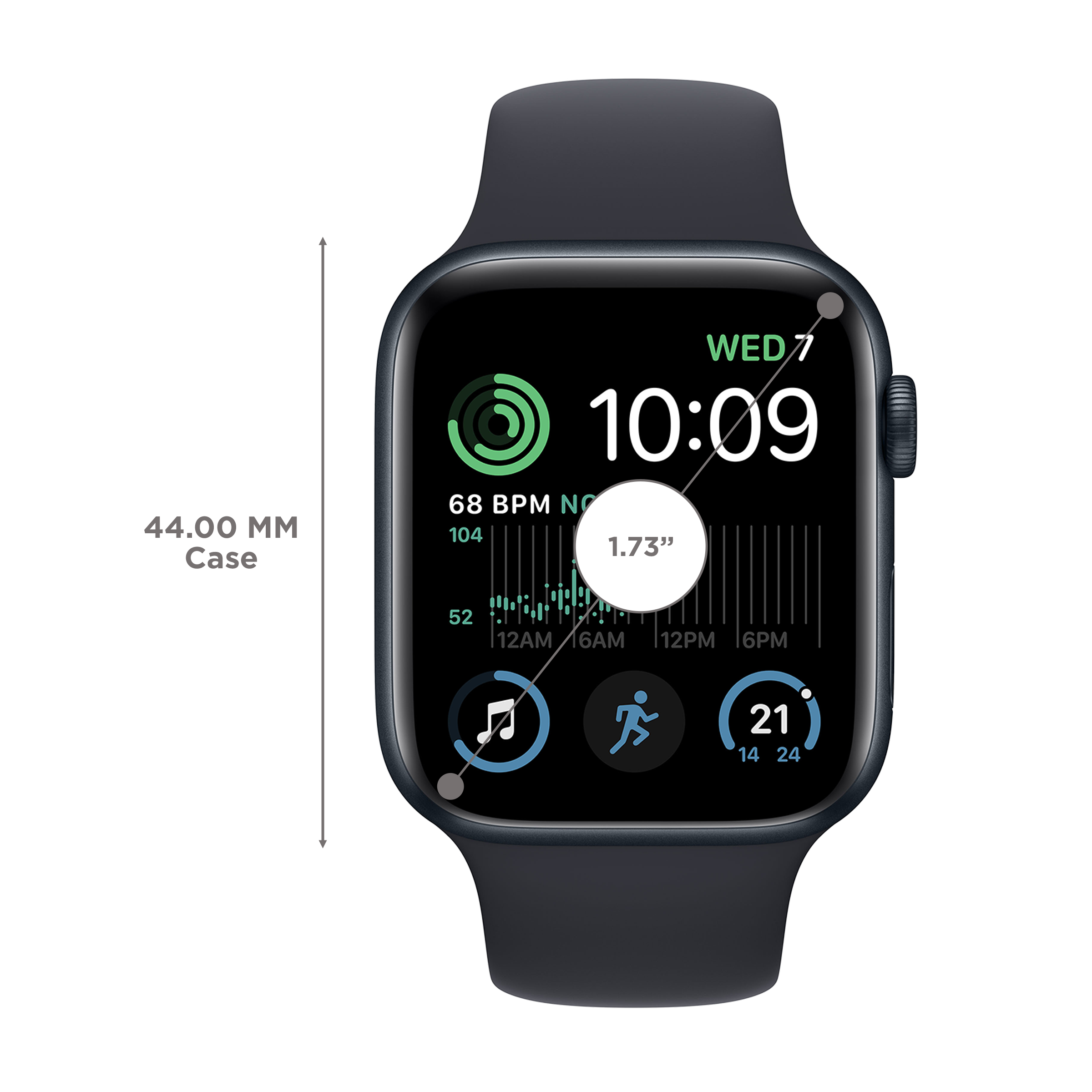 Buy Apple Watch SE GPS With Sports Band 44mm Retina LTPO OLED Display 